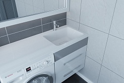 Stella Polare Раковина под стиральную машину Madera Kamilla 120 R – фотография-4